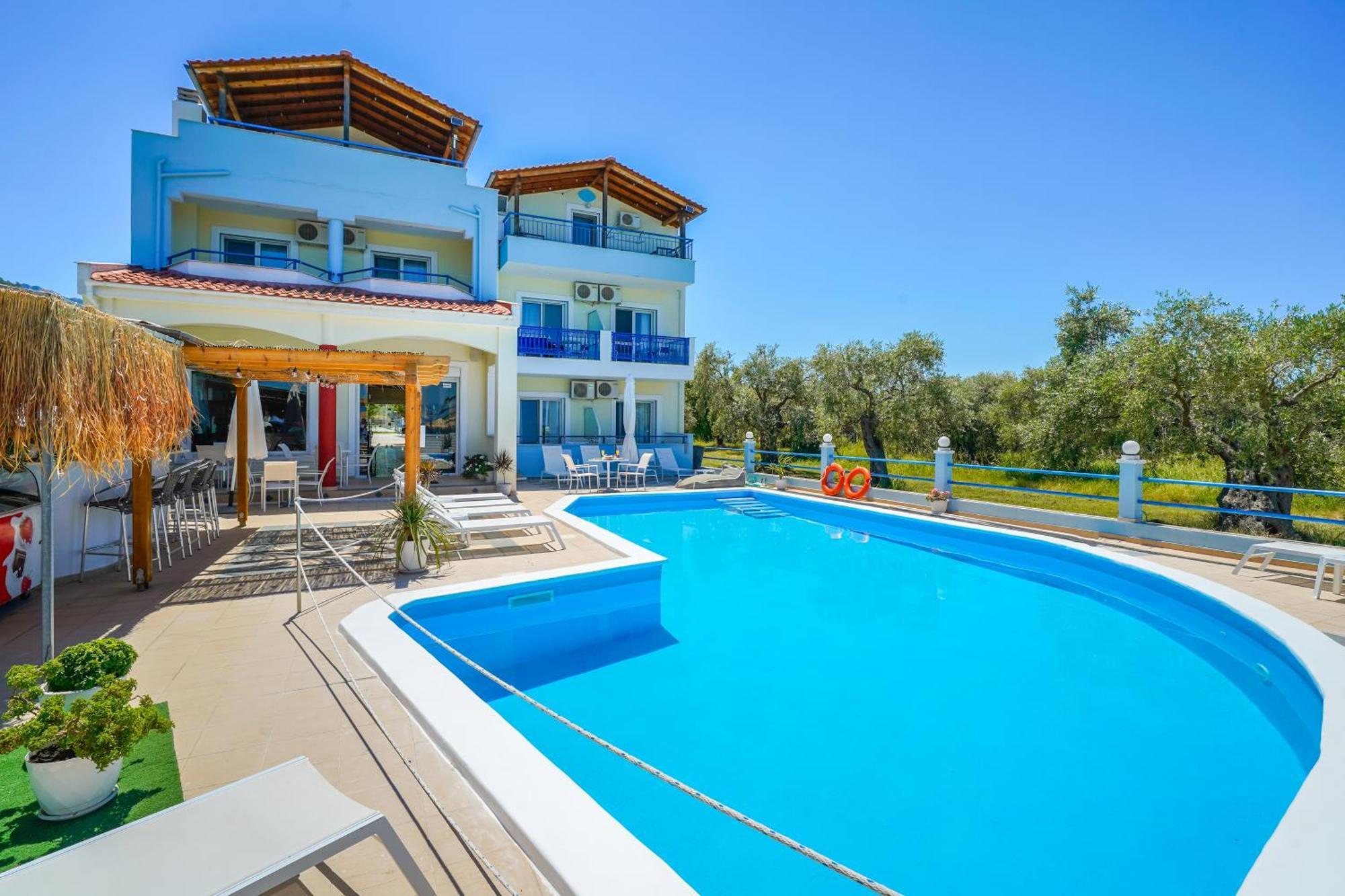 Golden Sunset Hotel Skala Rachoni  Exterior foto